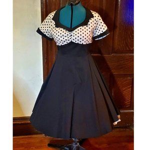 Polka Dot 50's Style Pinup Dress
